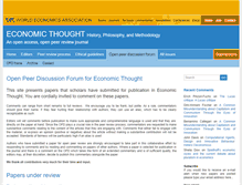 Tablet Screenshot of etdiscussion.worldeconomicsassociation.org